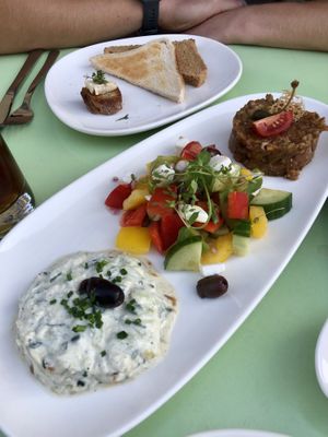 starter platter to share  at Velani in Vienna