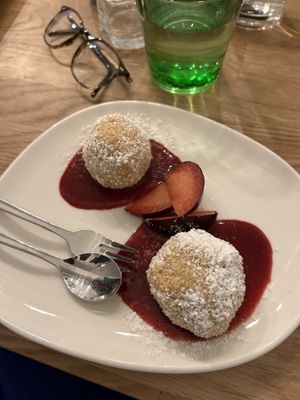 Nougatknödel  at Velani in Vienna