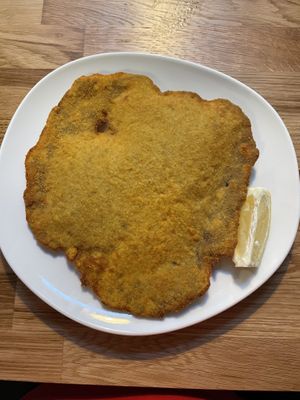 Schnitzel  at Velani in Vienna