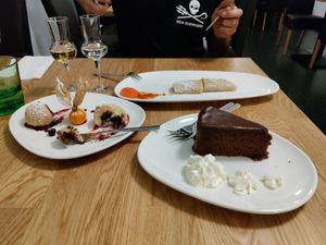 Sacher torte etc at Velani in Vienna