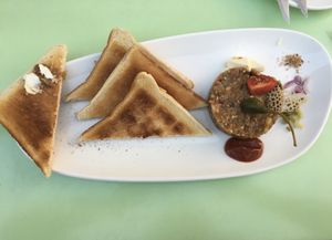 „Beef“ tartare (eggplant based)  at Velani in Vienna