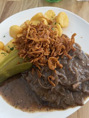 Zwiebelrostbraten  at Velani in Vienna