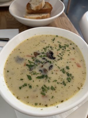 Potato soup   at Velani in Vienna