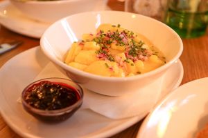 potato salad at Velani in Vienna