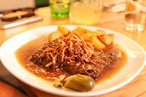 Zwiebelrostbraten at Velani in Vienna