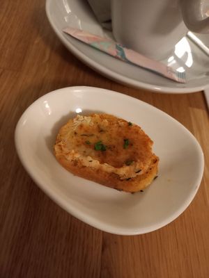 Appetizer-I think it was some sort of white bean spread at Velani in Vienna