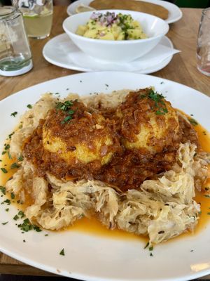 Dumplings & Sauerkraut   at Velani in Vienna