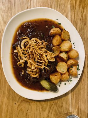 Zwiebelrostbraten  #Veganuary at Velani in Vienna