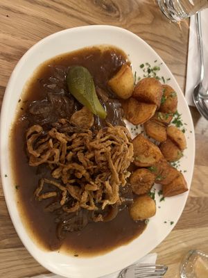 Zwiebelrostbraten  at Velani in Vienna