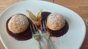 Nougat balls at Velani in Vienna