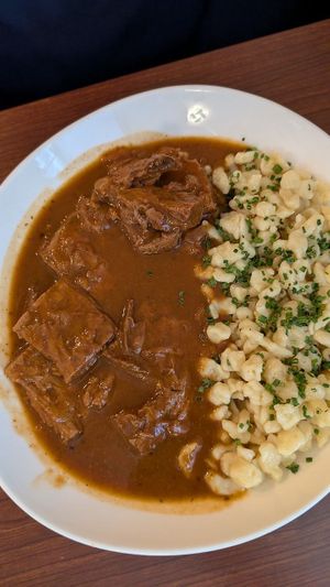 Goulasch and späztle - 10/10 at Velani in Vienna