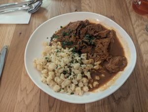 
Wiener Saftgulasch mit Spätzle at Velani in Vienna