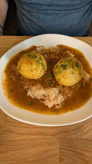 Grammelknödeln at Velani in Vienna