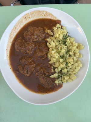 Gulasch mit Spätzle  at Velani in Vienna