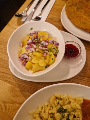 Potato salad at Velani in Vienna
