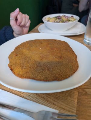 Wiener Schnitzel (Vegan) at Velani in Vienna