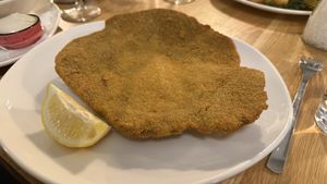 Wiener schnitzel   at Velani in Vienna