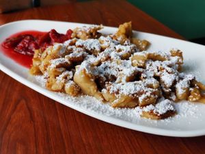 Kaiserschmarrn mit  Zwetschgenröster at Velani in Vienna