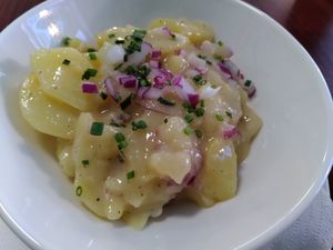 Potatoe salade at Velani in Vienna