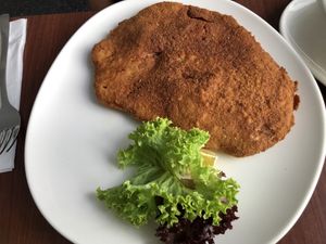 Vegan Saitan Schnitzel  at Velani in Vienna