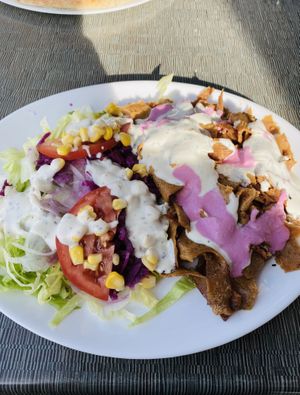 Vegan Döner Teller at Royal Imbiss Pizza & Kebap in Bregenz