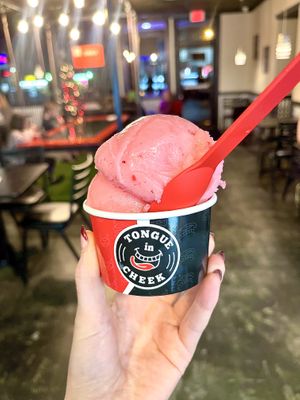 Cranberry lime   at Tongue In Cheek Ice Cream in Richardson