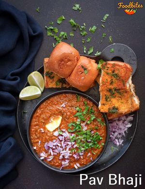 Mixed blend vegetables cook in oil with onion capsicum tomatoes garlic paste and serving with bread rolls  at Foodbites in Tunbridge Wells