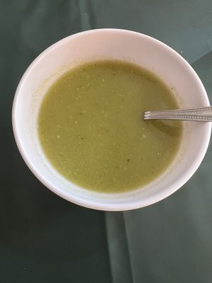 Veggie cream soup  at Bambusax in Nezahualcoyotl