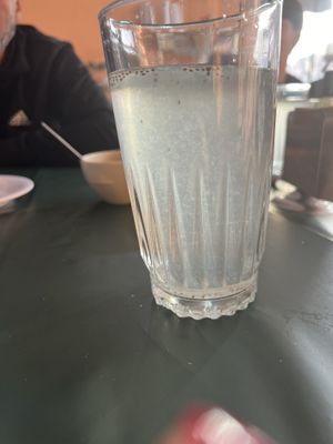 Chia lemonade  at Bambusax in Nezahualcoyotl