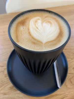 Oat Latte 🌱  at Happyccino in Wimborne