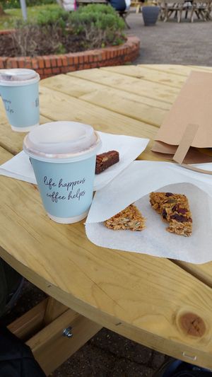 Flapjack at Happyccino in Wimborne