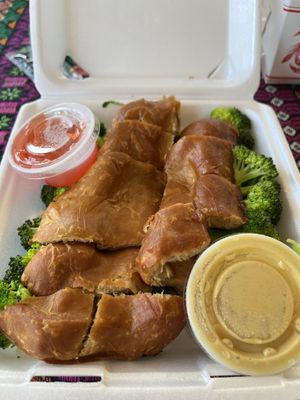 Crispy duck  at Sidewok Cafe in Denver