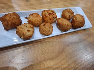 Vegan croquettes at Kasko in Bilbao