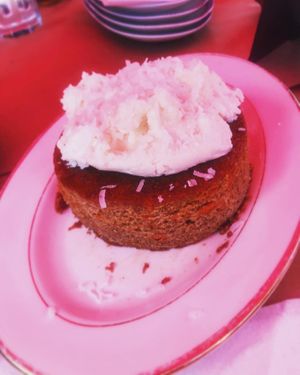 Carrot cake at The Rare Bit in Dobbs Ferry