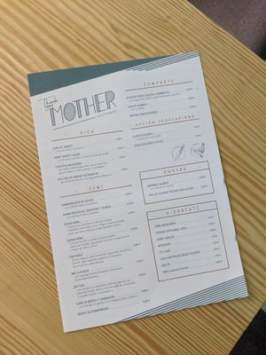 menu at Thank You Mother in Mairena Del Aljarafe