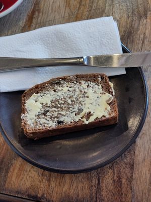 Walnut bread at The Coffee Mill in Auckland