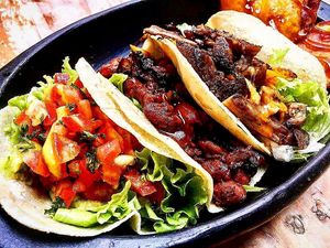 tacos at Maha Vegan Food in Bogota