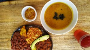 Bandeja Paisa Vegana at Maha Vegan Food in Bogota