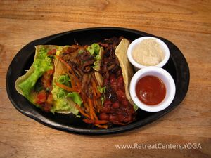 Tacos at Maha Vegan Food in Bogota