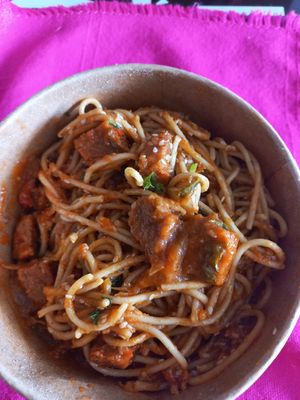 Je je muy deli at Maha Vegan Food in Bogota