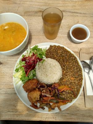 Meal of the day in September 2023 at Maha Vegan Food in Bogota