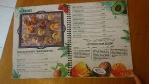 menu6 at Maha Vegan Food in Bogota