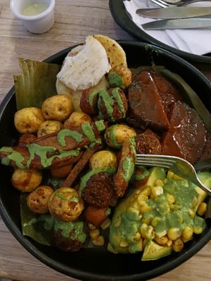 Picada pera dos at Maha Vegan Food in Bogota