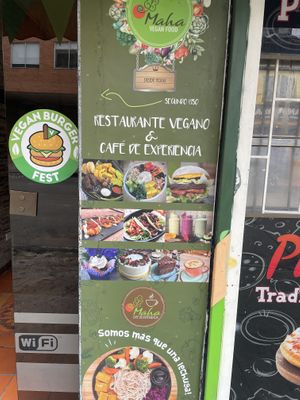  at Maha Vegan Food in Bogota
