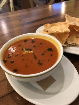 Vegan soup at Honey Salt in Las Vegas