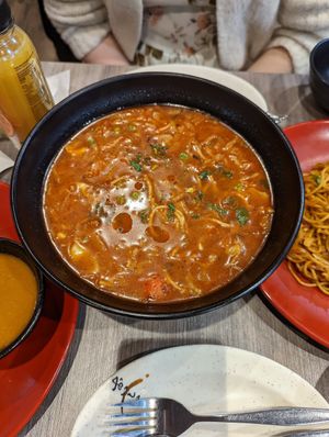 Vegan thukpa at Momo Central in Melbourne