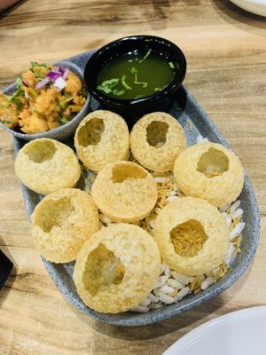 Pani puri   at Momo Central in Melbourne