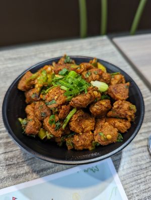 Vegan choila at Momo Central in Melbourne