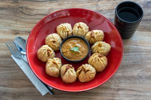 fry MOMO at Momo Central in Melbourne