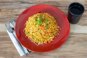 chowmein at Momo Central in Melbourne